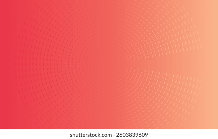 Abstract red and orange gradient background with radial pattern, Vector illustration.