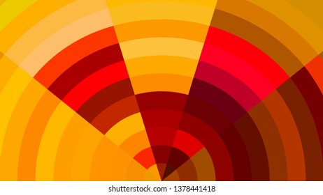Abstract Red and Orange Graphic Background Vector Illustration