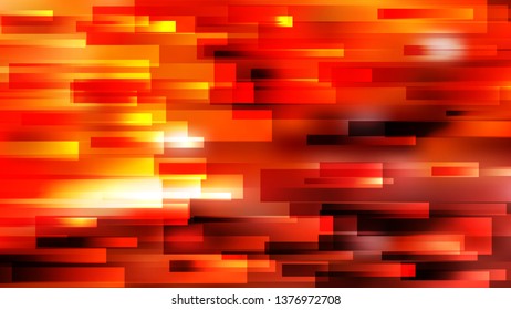 Abstract Red and Orange Horizontal Lines and Stripes Background