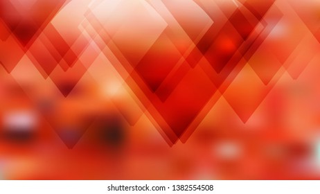 Abstract Red and Orange Modern Geometric Shapes Background
