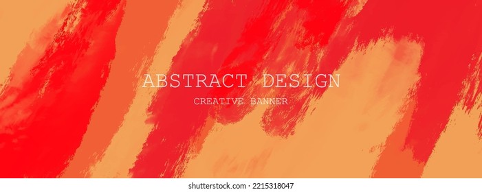 Resumen Fondo de pintura rosada roja anaranjada. Diseñar elemento de pancarta. Ilustración del vector