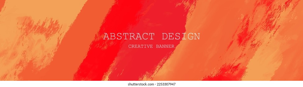 Resumen Fondo de pintura rosada roja anaranjada. Diseñar elemento de pancarta. Ilustración del vector