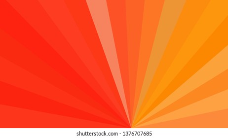 Abstract Red and Orange Radial Background Design