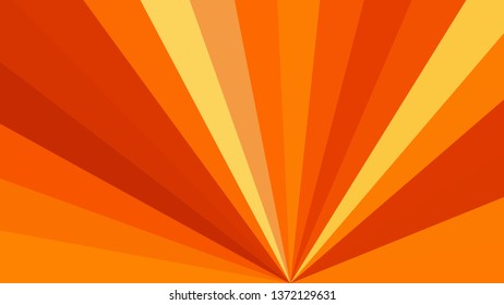 Abstract Red and Orange Rays Background Illustration