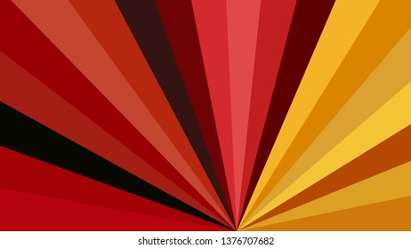 Abstract Red and Orange Rays Background