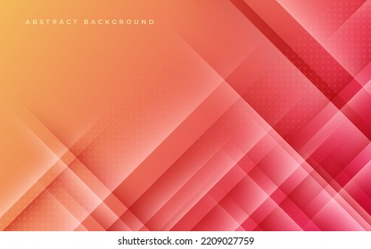 luz y sombra de forma suave y suave de color rojo anaranjado abstracto con fondo de punto medio. vector eps10