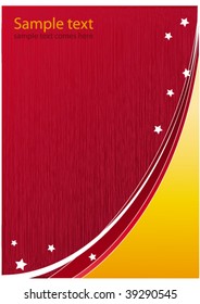 Abstract red and orange vector background with area for your text or greeting message