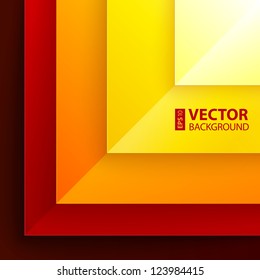Abstract red, orange and yellow triangle shapes background. RGB EPS 10 vector illustration