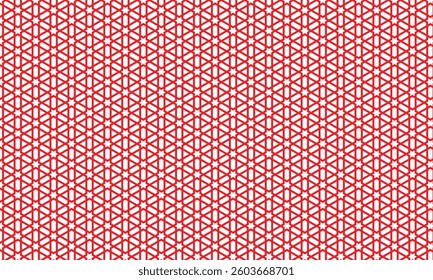 abstract red outline hexagon pattern suitable for background.