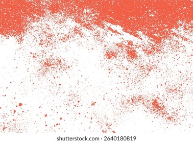 Abstract red paint splatter on white background grunge artistic texture artistic design element modern graphic illustration for various design purposes