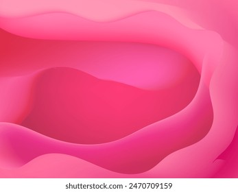 Abstract red, pink gradient blurred, wave, grain, artistic and textured background design For web, banner.
