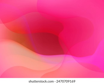 Abstract red, pink gradient blurred, wave, grain, artistic and textured background design For web, banner.