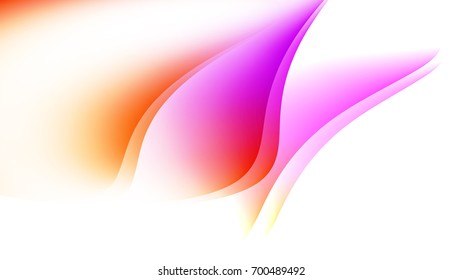 Abstract Red and Pink gradient curve background