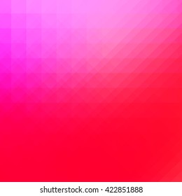 Abstract red and pink grids gradient background