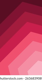 Abstract Red and Pink Hexagon Gradient Background Design