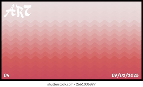 Abstrato vermelho e rosa Zig Zag gradiente, fundo texturizado vermelho ondulado e branco, estilo retro Gradiente Ondulação Design