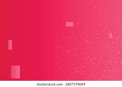 Abstract red pixelated grid with scattered white speckles and faint rectangular shapes pixelation