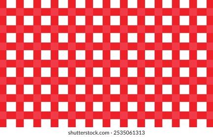 abstract red plaid pattern can be used background.