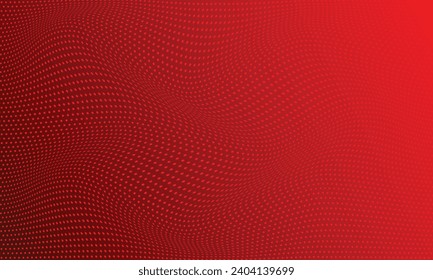 abstract red polka dot pattern with red black background.