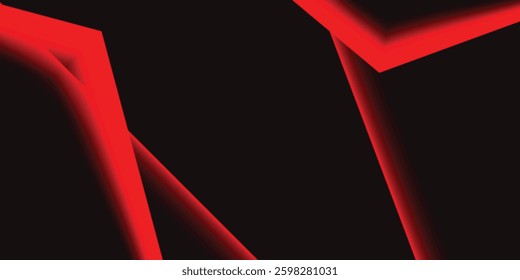 Abstract red polygon elegant background vector illustration, banner business product present