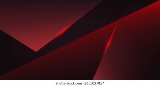 Abstract red polygon elegant background vector illustration, banner business product present - Powered by Shutterstock - Get 15% off with code: PIKWIZARD15