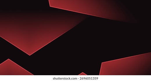 Abstrato polígono vermelho elegante fundo vetor ilustração, banner produto de negócios presente. Moderno vetor de design moderno EPS 10