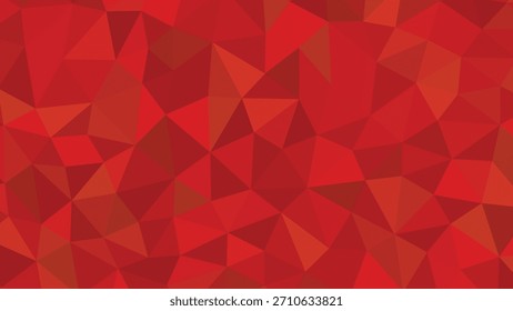 Abstract red polygonal background design element with geometric shapes and patterns