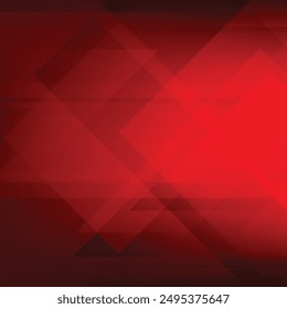 Abstractas poligonal rojo con Navidades de fondo abstracto