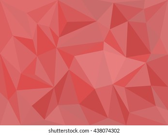 Abstract Red Polygonal Mosaic Background