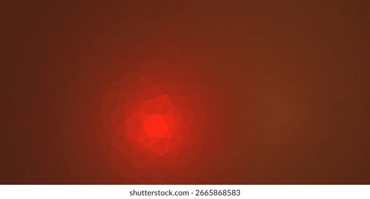Abstract Red Polygonal Space Background with Connecting Dots and Lines. Geometric Polygonal background molecule and communication. Concept of science, chemistry, biology, medicine, technology.