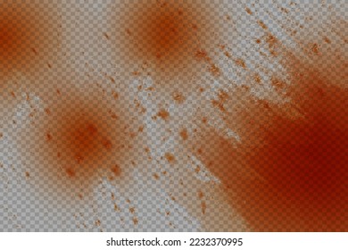 abstract red powder splatted on white background