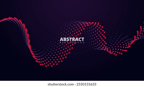 Abstract Red and Purple Dotted Wave Design. suitable for web design, digital art, and modern graphic projects.