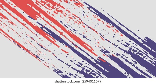 Abstract Red Purple Scratch Grunge In White Background