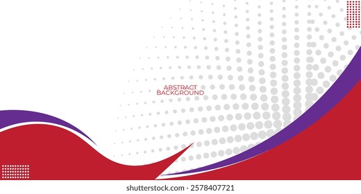 Abstract red purples waves are flowing on white background. red and purples line background curve element. Suit for business, cover, header, wallpaper, corporate,