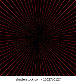 abstract red ray background. Vector illustration.