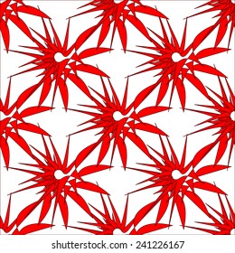 Abstract  red seamless pattern on white background. EPS8
