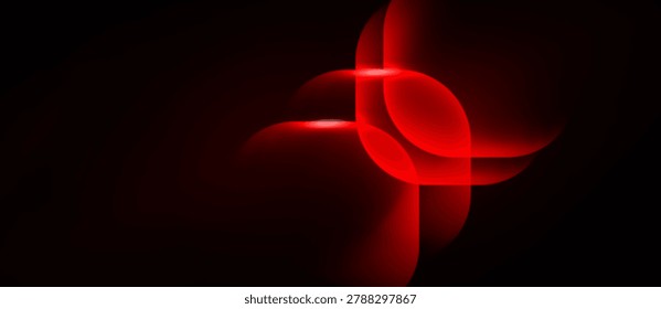 Las Formas rojas Abstractas