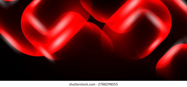 Las Formas rojas Abstractas