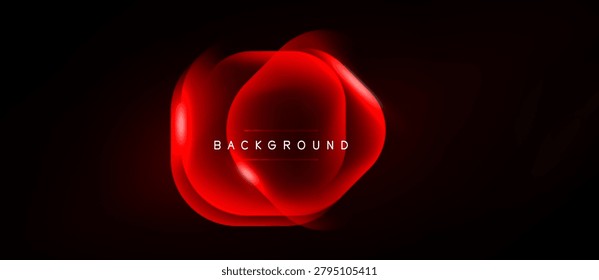 Las Formas rojas Abstractas
