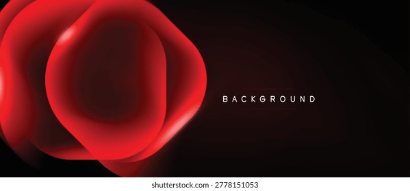 Las Formas rojas Abstractas