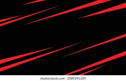 Abstract red sharp stripes racing background