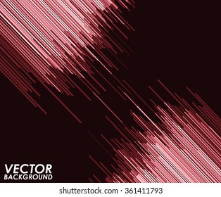 Abstract red shining line pattern - Vector Background.