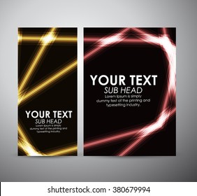 Abstract red shining line pattern. Graphics resources design template. Vector illustration