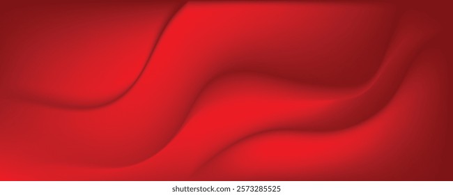 Abstract red silk vector background. EPS10