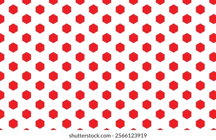 abstract red small hexagon pattern suitable for background.