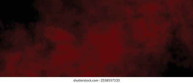 Abstract Red Smoke Texture Rising Against a Dark Black Background for a Dramatic and Atmospheric Effect
