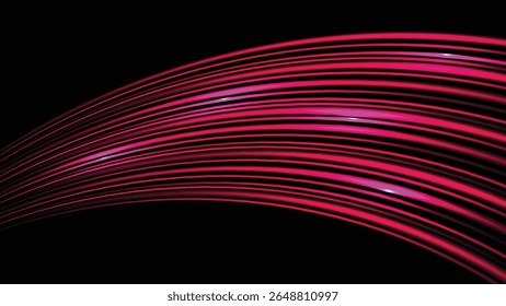 Fondo abstracto de líneas de velocidad rojas