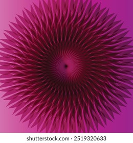 Abstract red spiral background motion bright background with red circles with corners that go down