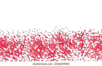 Texture éclaboussures rouges d'Abstrait sur fond blanc