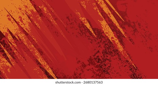 Vector de fondo deportivo rojo Abstractas. Ilustración de Anuncio del Día Internacional del Deporte